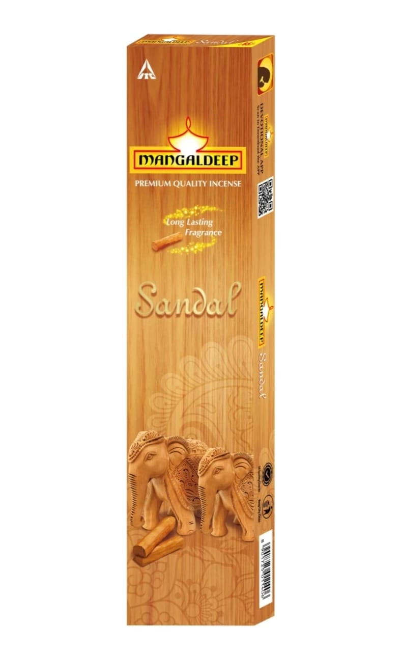 MANGALDEEP Agarbatti Sandal  (72, Set of 1)