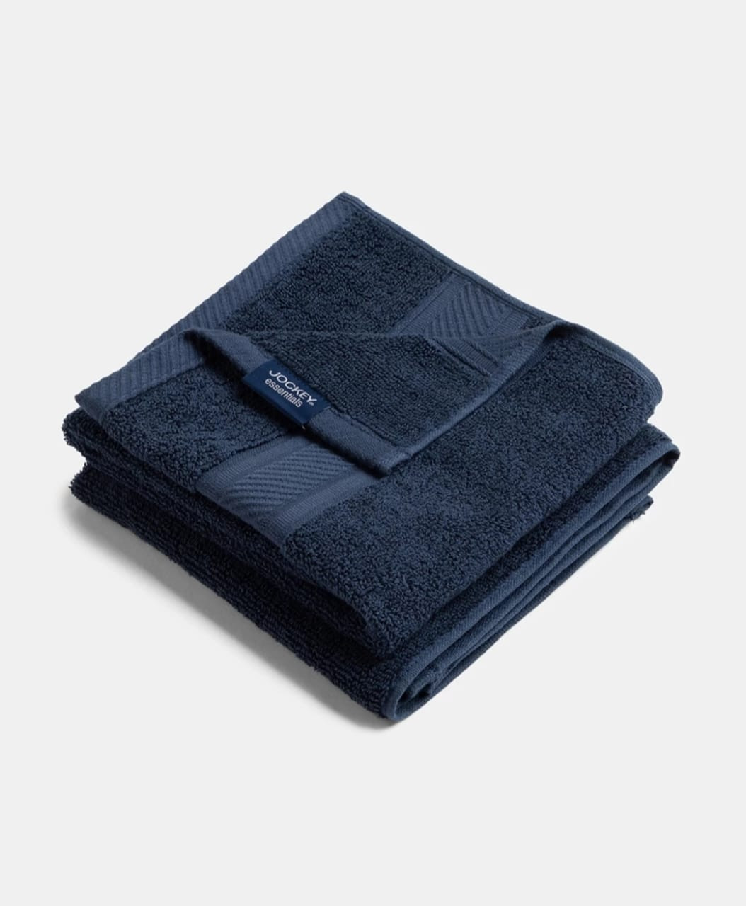 JOCKEY Cotton 500 GSM Hand Towel  (Pack of 2, Navy)