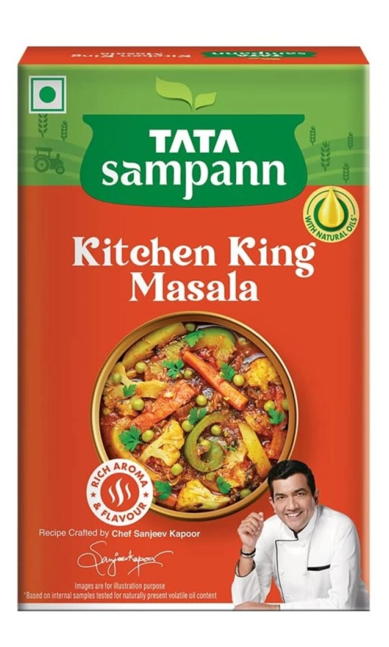 Tata SAMPANN KITCHEN KING MASALA WITH NATURAL OILS 200GRAMS PACK OF 2  (2 x 100 g)