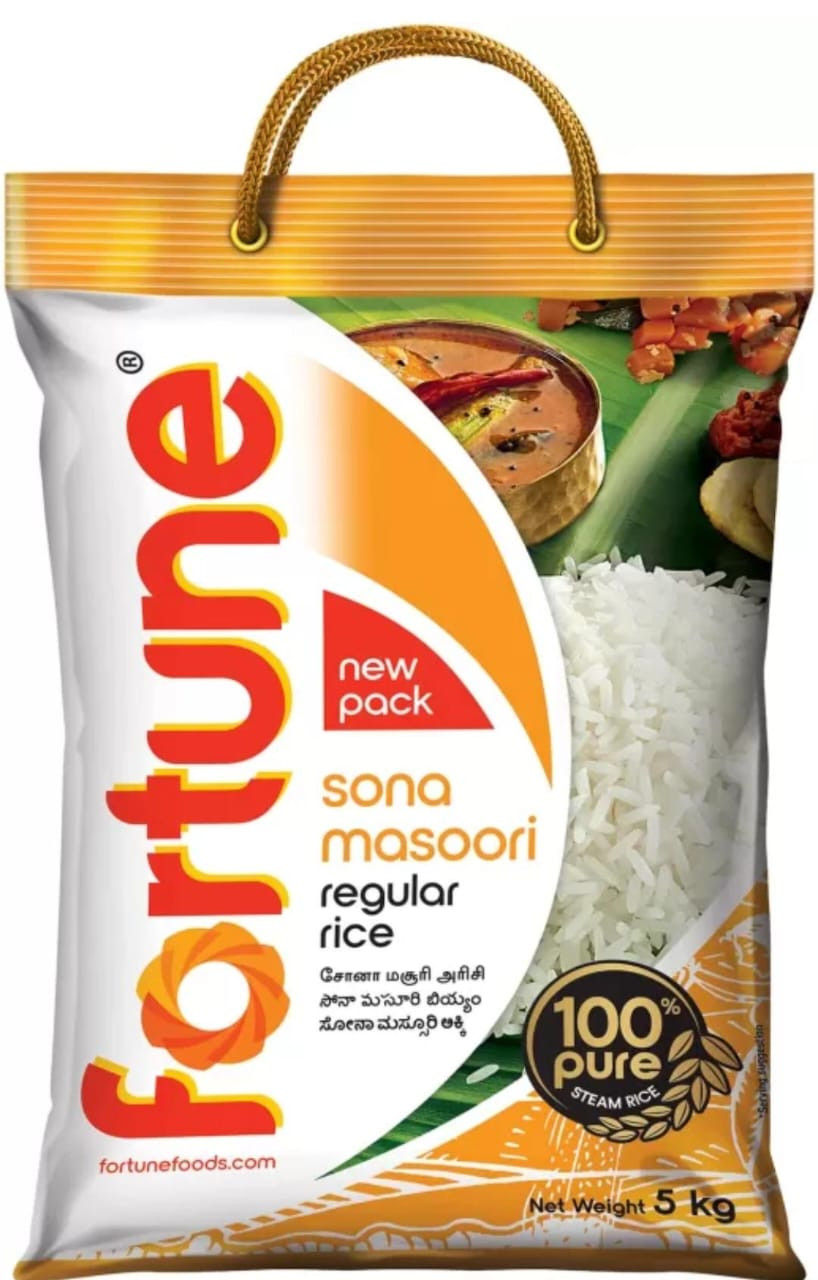 FORTUNE SONA MASOORI REGULAR RICE Sona Masoori Rice  (5 kg)