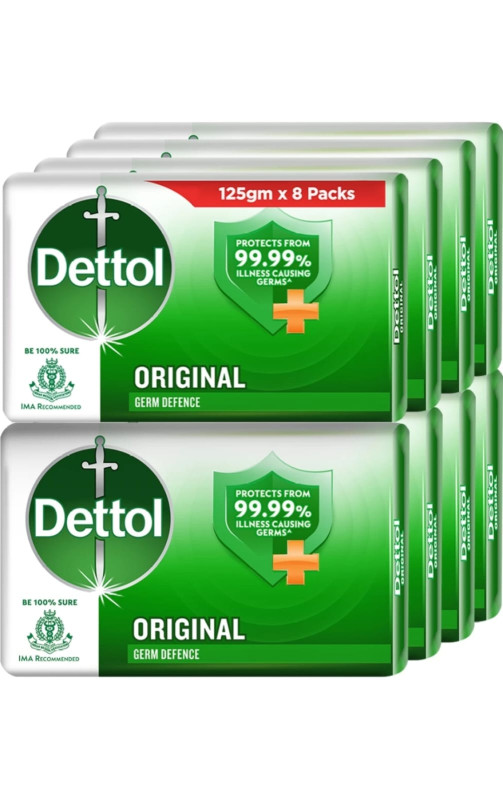 Dettol Original Germ Protection  (8 x 125 g)